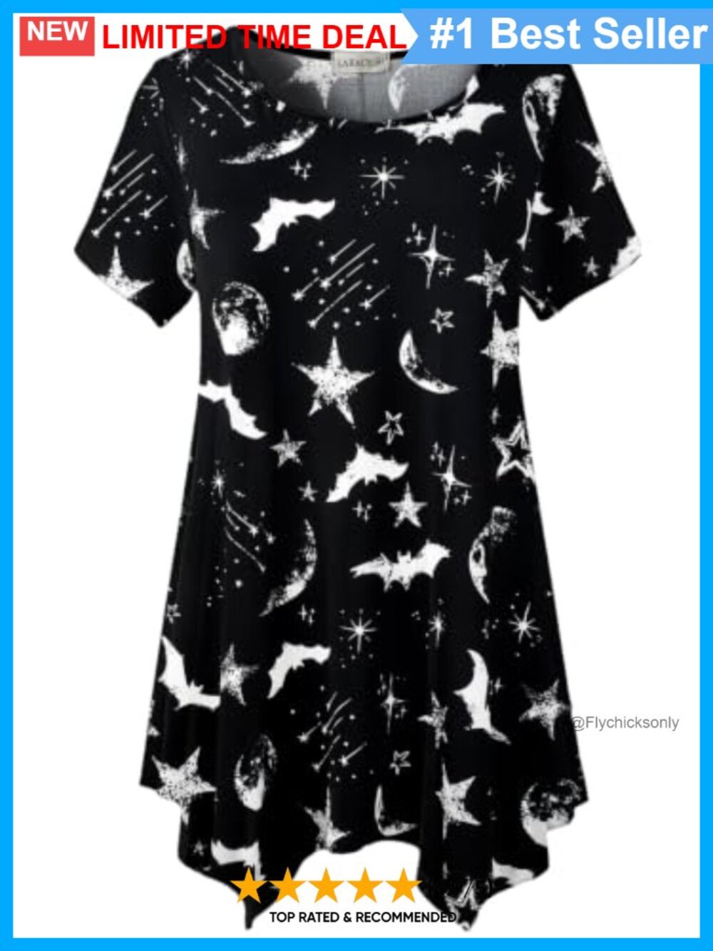 Womens Plus Size Tunic Top Short Sleeve Floral Crew Neck Asymmetrical Hem